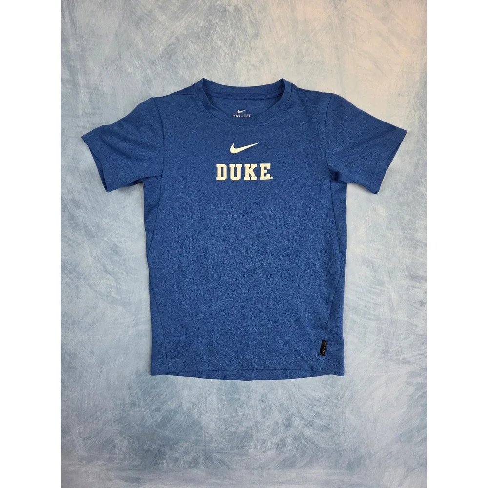 Nike Dri-FIT Boys T-Shirt S Blue Duke Blue Devils On-Field NCAA